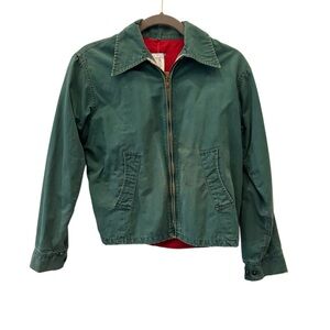Green Zip-Up Jacket
